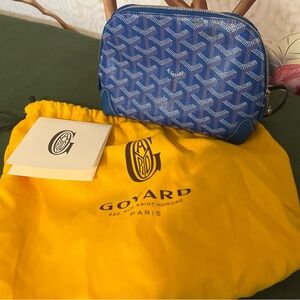 Goyard Blue Cosmetics Case